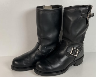 Vintage Durango Engineer Boots | Miękkie palce | Wyprodukowano w USA | Męskie 8,5 E