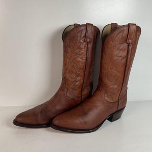 Vintage Dan Post Apache Cowboy Boots | USA Made | Distressed | Men’s 12 D