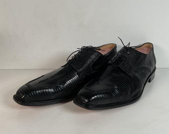 Belvedere Studio Handmade Derby Shoes | Teju Lizard | Men’s 15
