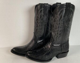 J.B. Dillon Ostrich Leg Cowboy Boots | Exotic | Men’s 8.5 EE