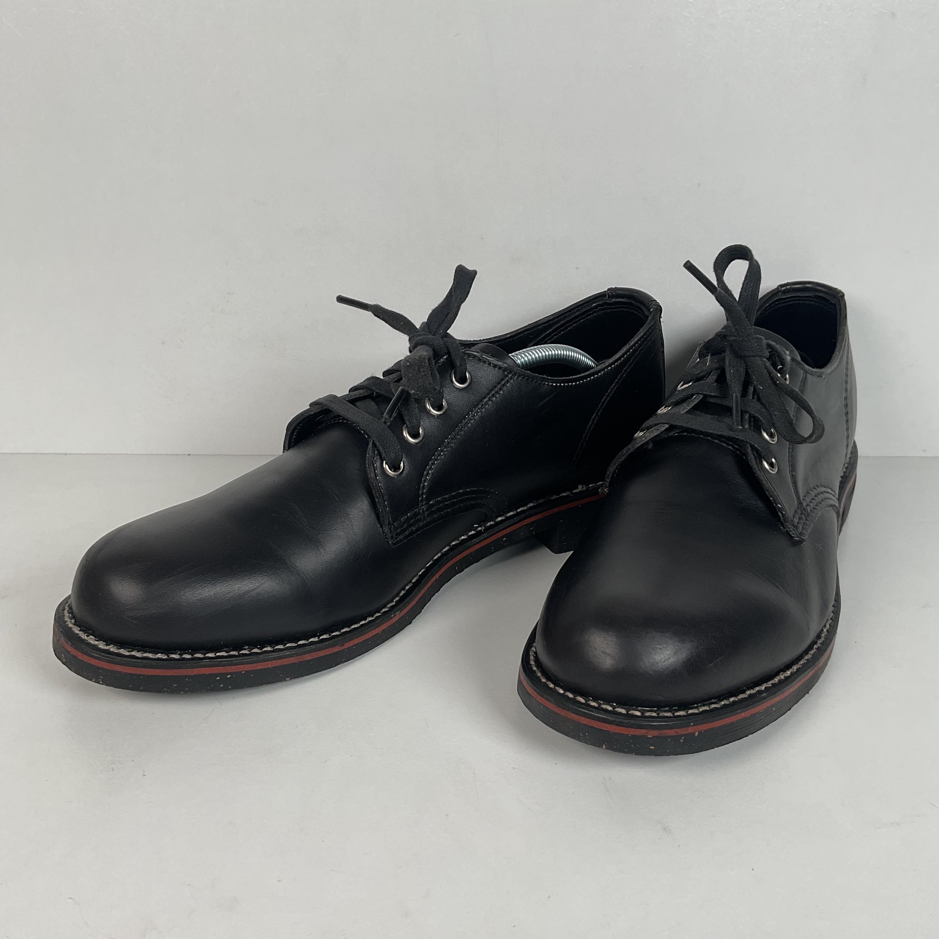 Vintage Mason Chippewa Presidential Oxford Shoes | USA Made | Narrow | 10.5 C Black Dress, Formal Vintage Men main image 4