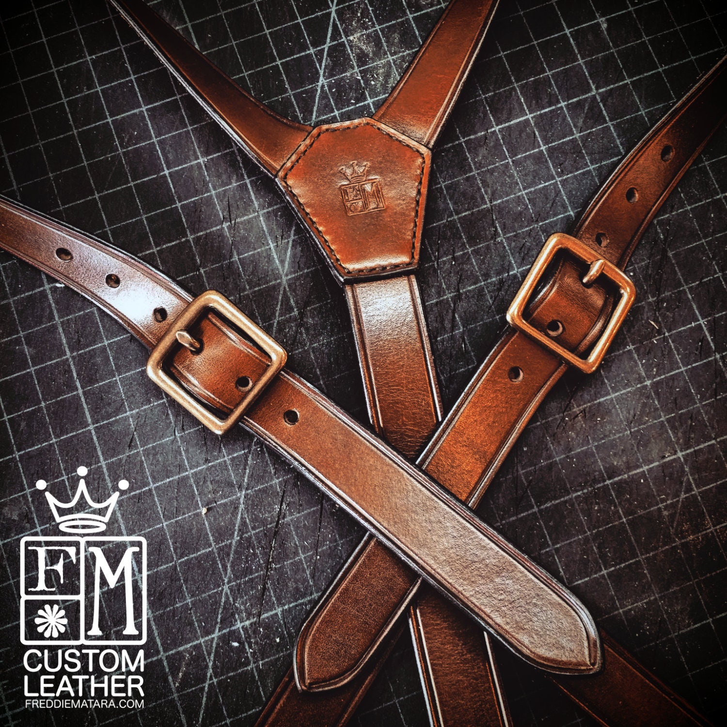 Leather suspenders Hand built for YOU in New York by Etsy