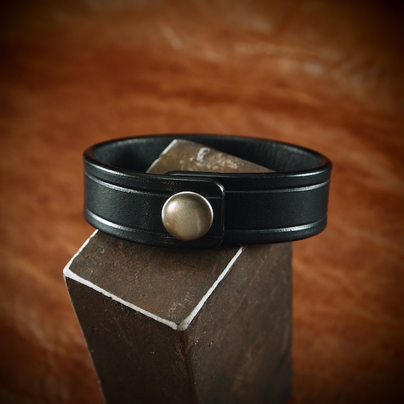 Leather Snap Cuff