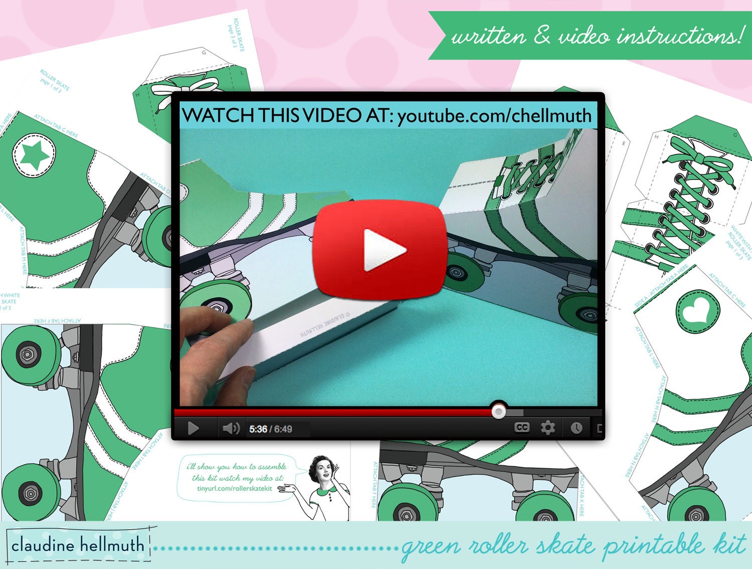 Green Roller Skates Favor Boxes Fit Gift Cards Candy Etsy