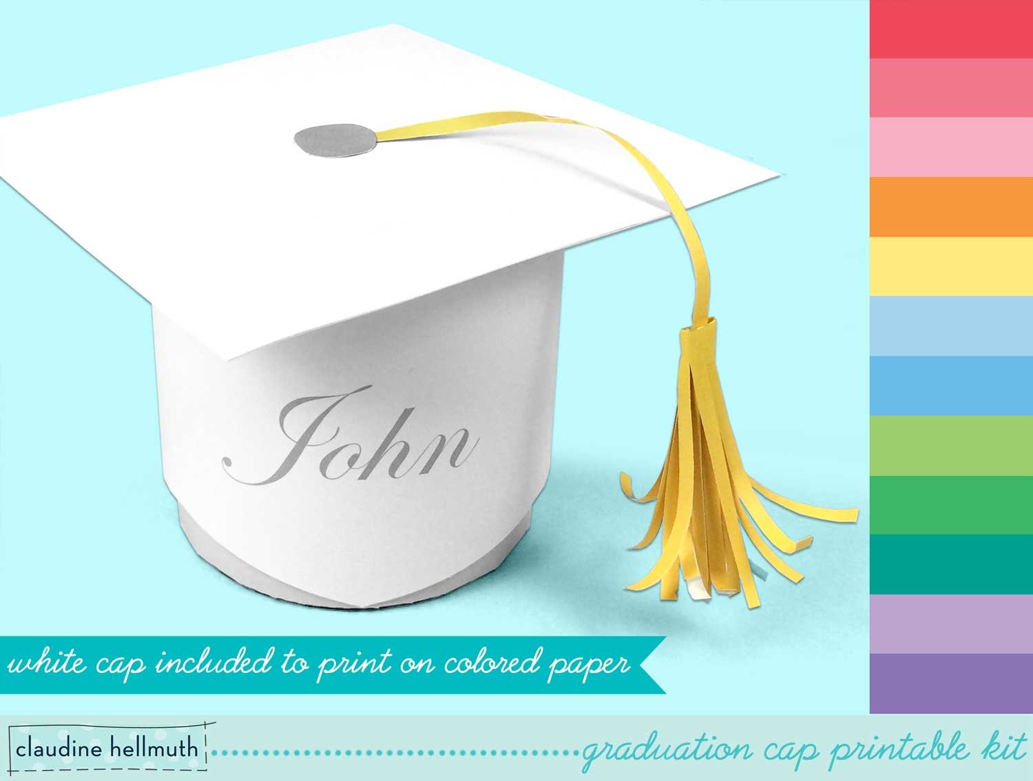 Graduation Cap Gift Document.pdf Graduation Cap - Favor Box Holds Candy, Gift Cards and Treats Party ...