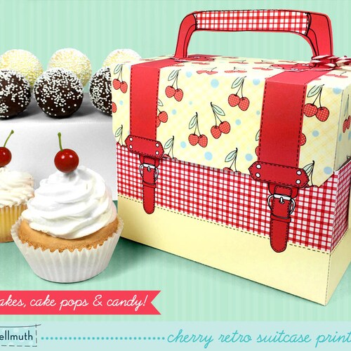 Retro Oven Cupcake Box Cookie Candy Treat and Party Favor - Etsy