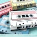 cassette tapes -  gift card holders, party favor boxes, paper toy printable PDF kit - INSTANT download 
