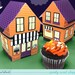 halloween sweet shoppe - cupcake box, candy & favor box, party centerpiece printable PDF kit - INSTANT download