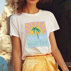 See You in Saint-Tropez Shirt, France Tee, Saint Tropez Tee, Sailing France, Cannes France, Old Money, Saint Tropez Shirt, French Riviera