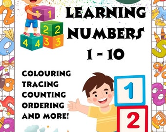 Number Coloring Pages 1-10