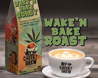 Weed - Wake'N Bake Roast - Ground Coffee - Coffee Beans