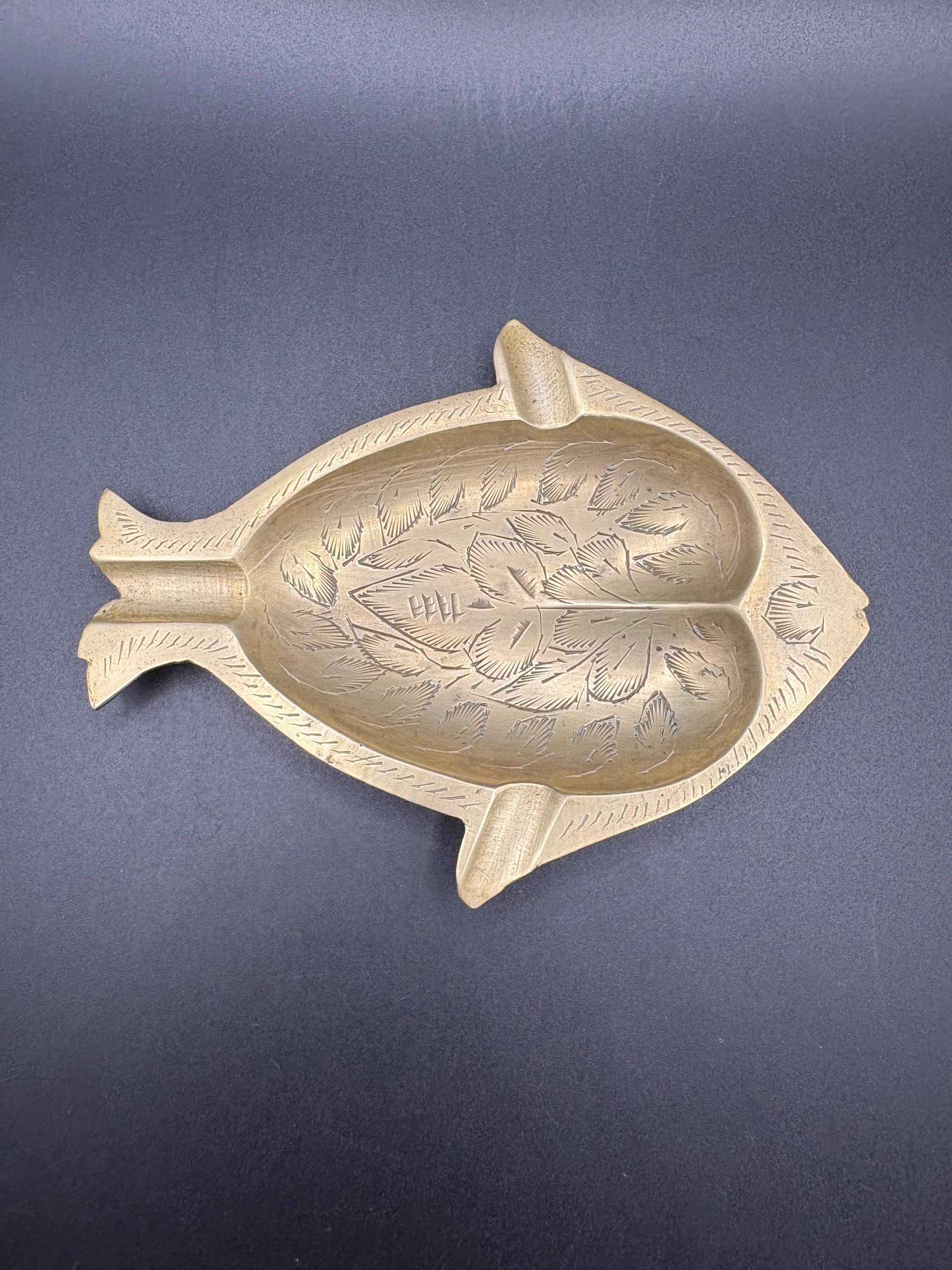 Brass Fish Ashtray - Etsy
