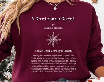 Weihnachts-Sweatshirt - Ein Weihnachtslied Unisex Heavy Blend ™ Crewneck Bookish Weihnachtspullover