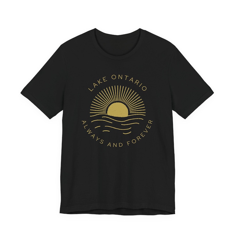 Lake Ontario Shirt - Lake Ontario Always and Forever Unisex Jersey Short Sleeve Tee Bild 2
