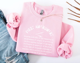 1st Änderung Sweatshirt: Meinungsfreiheit, politischer Aktivismus