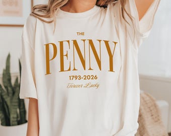 Penny Unisex Tee, US Coin Shirt