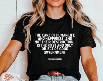 Thomas Matterson Zitat Shirt: Unisex Politisches T-Shirt