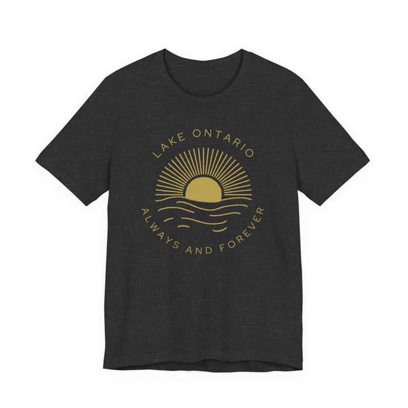 Lake Ontario Shirt - Lake Ontario Always and Forever Unisex Jersey Short Sleeve Tee Bild 3