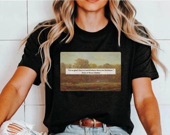 Anne of Green Gables Shirt: October Quote, Dwight William Tryon Art