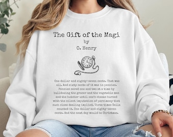 Bücherwurm Weihnachts-Sweatshirt - Das Geschenk der Könige Unisex Heavy Blend ™ Rundhals-Weihnachtsbuch-Pullover-Lehrergeschenke