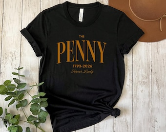 Penny T-Shirt, Pennies Shirt, United States Treasury, I Love Pennies, U.S. Coin, Money Shirt, Money News, Unisex Jersey Short Sleeve Tee