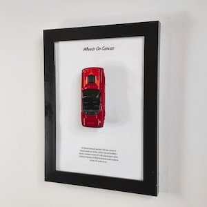 Plymouth Barracuda 3D Car Poster | Iconic American Muscle Car Wall Art | Cool Racing Gifts for Him | Unique Framed Artwork Automotive Decor