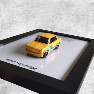 BMW 2002 3D Car Decoration Automotive Home Poster Unique Art Piece Cool Racing Gifts For Him Framed Artwork Wall Art