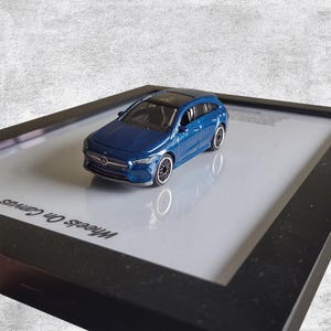 Mercedes-Benz CLA Shooting Brake 3D Car Poster | Luxury Sport Wagon Wall Art | Cool Gifts for Him | Unique Framed Artwork | Automotive Decor