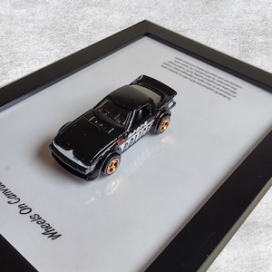 Mazda RX-7 3D Car Poster | Iconic Rotary Sports Car Wall Art | Cool Gifts for Him | Unique Framed Artwork | JDM Automotive Decor