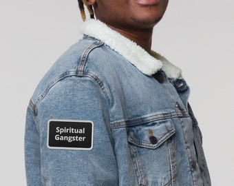 Spiritual Gangster Embroidered patches.