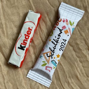 10x Kinder Cioccolato Personalizzato