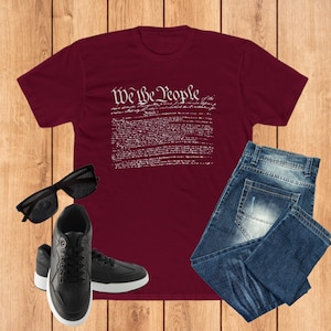 Constitution Preamble We The People Crew Tee, US Constitution Tee, We The People Tee, United States Constitution, U.S. Constitution Tee