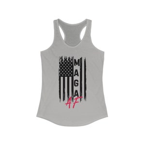 MAGA AF Women&#39;s Ideal Racerback Tank, Revolution Apparel 1776