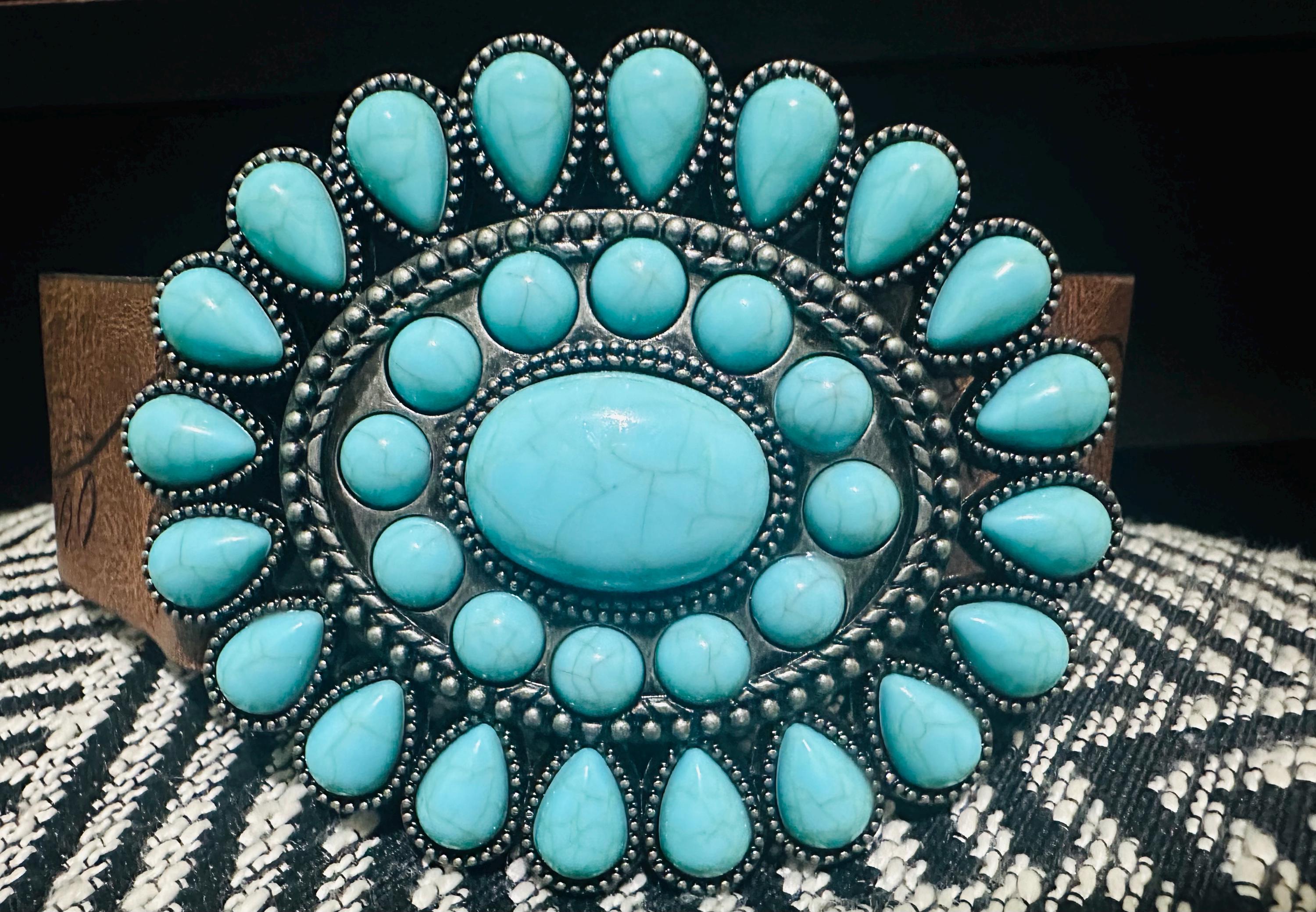 Womens Belts Silver and Turquoise - Etsy