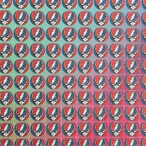 Dead Head Grateful Dead - Arte assorbente - 18 cm x 18 cm - 400 compresse/pezzi *SENZA LSD* *Carta assorbente di alta qualità* N64