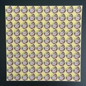Donkey Kong - Arte assorbente - 18 cm x 18 cm - 400 compresse/pezzi *SENZA LSD* *Carta assorbente di alta qualità* N64