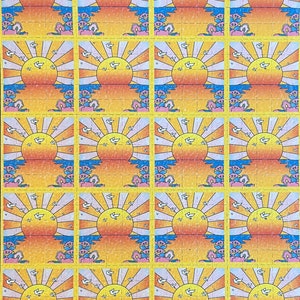 California sunshine - Carta assorbente - 22,5 cm x 18 cm - 500 linguette/pezzi (RARO) *SENZA LSD* *Carta assorbente di alta qualità*