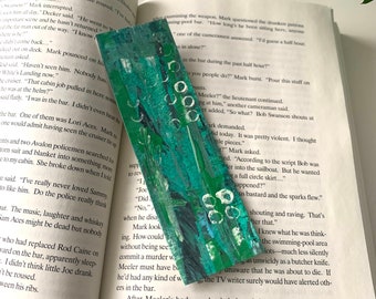 Hand Painted Abstract Bookmarks,Abstract Painting,Unique Book Lovers Gift,Readers Gift,Gift For Bookworm,Handmade Art Bookmark,Teachers Gift