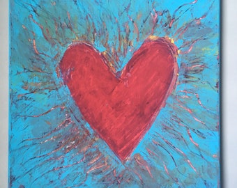 Mended Heart Original Acrylic Painting