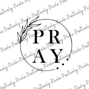 PRAY SVG