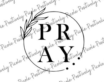 PRAY SVG