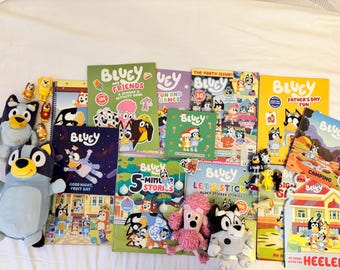 HUGE bluey toy pack