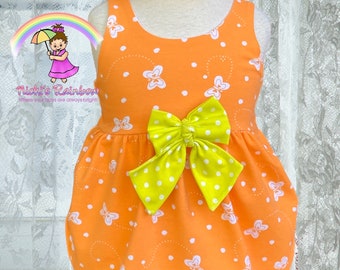 Size 3T Butterfly Bubble Romper