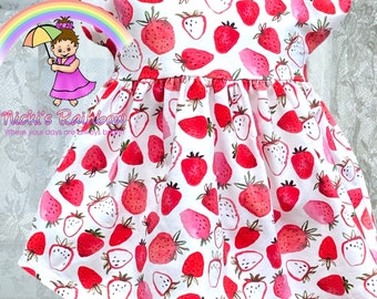 Size 3T Strawberry Peplum  2pc Premium  Knit Set