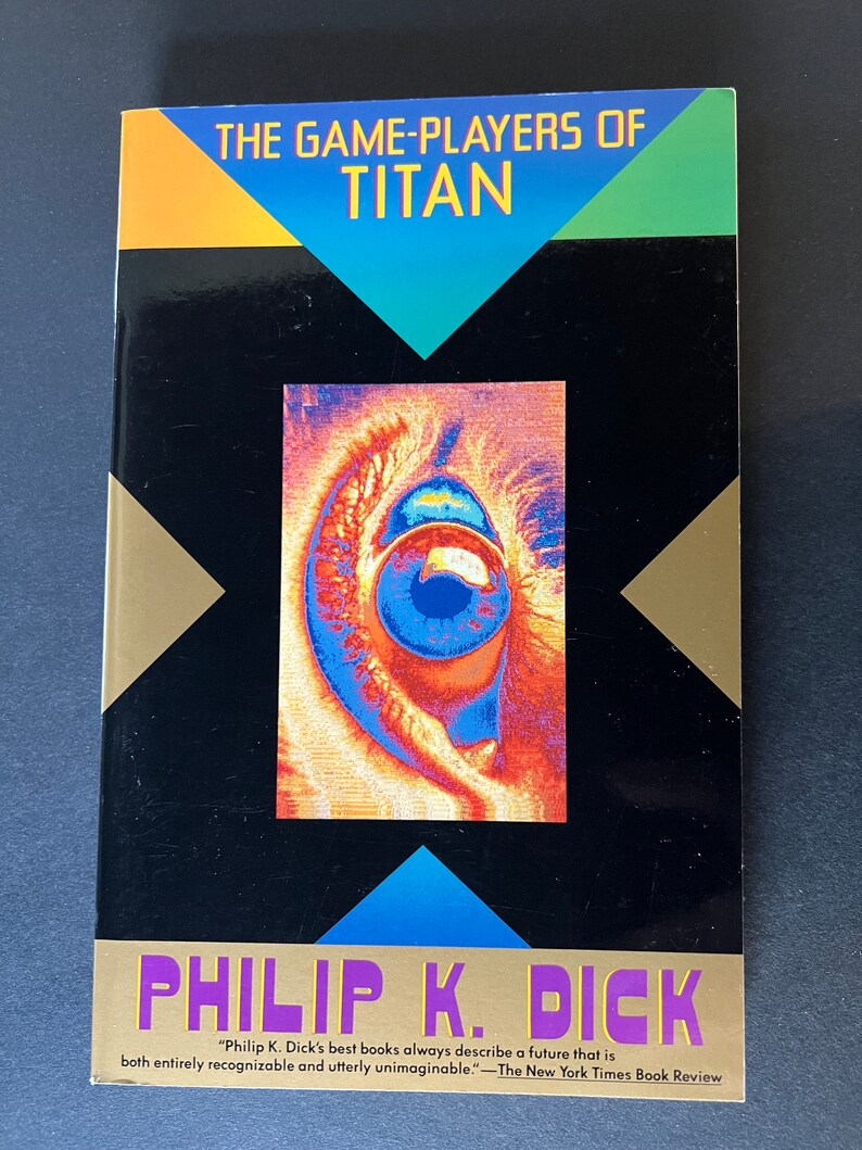 Erreur d'impression Les joueurs du jeu Titan livres vintage 1992 par Philip K Dick image 1
