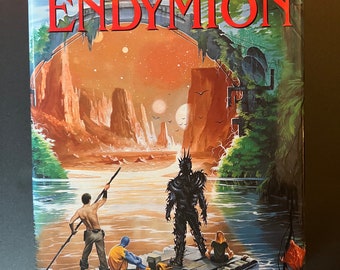 Endymion von Dan Simmons (1996, 1. Auflage, Erstdruck, gebundene Ausgabe)