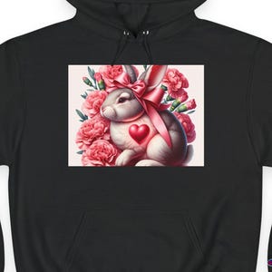 Sudadera con diseño de conejo campeón: un atuendo acogedor para celebrar la primavera, Pascua y más allá.