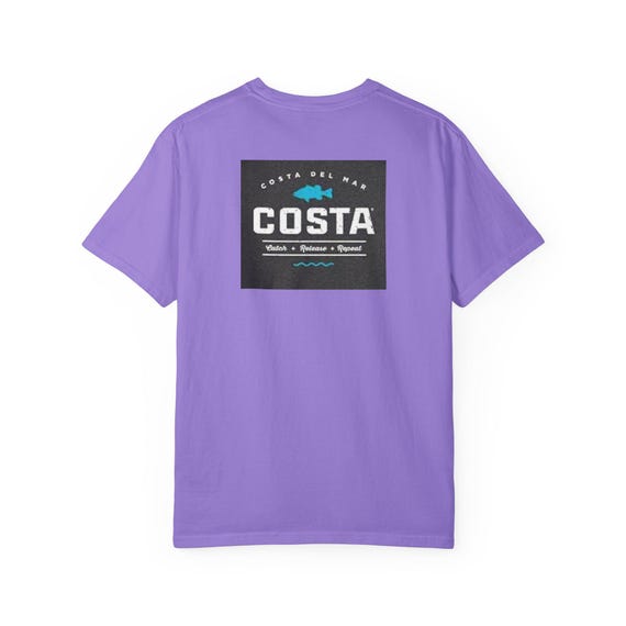 Costa Del Mar Fishing Tee Unisex Garment-dyed Short Sleeve T-shirt