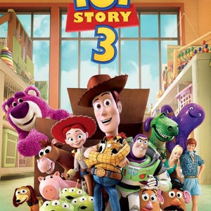 Toy Story Movie Poster: Pixar Animation Wall Art for Kids Room, Fan Gift, Home Decor Print