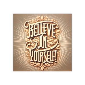 Believe In Yourself Inspirational Post-it Note Pads, motivierende Haftnotizen für Büro, Schule & Geschenke, positive Affirmation Briefpapier